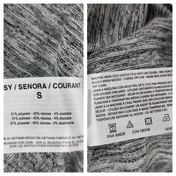 NEW Ella Moss Anthropologie S Ava knit top Wear 2 ways - on & off shoulder $70 - Picture 8 of 8